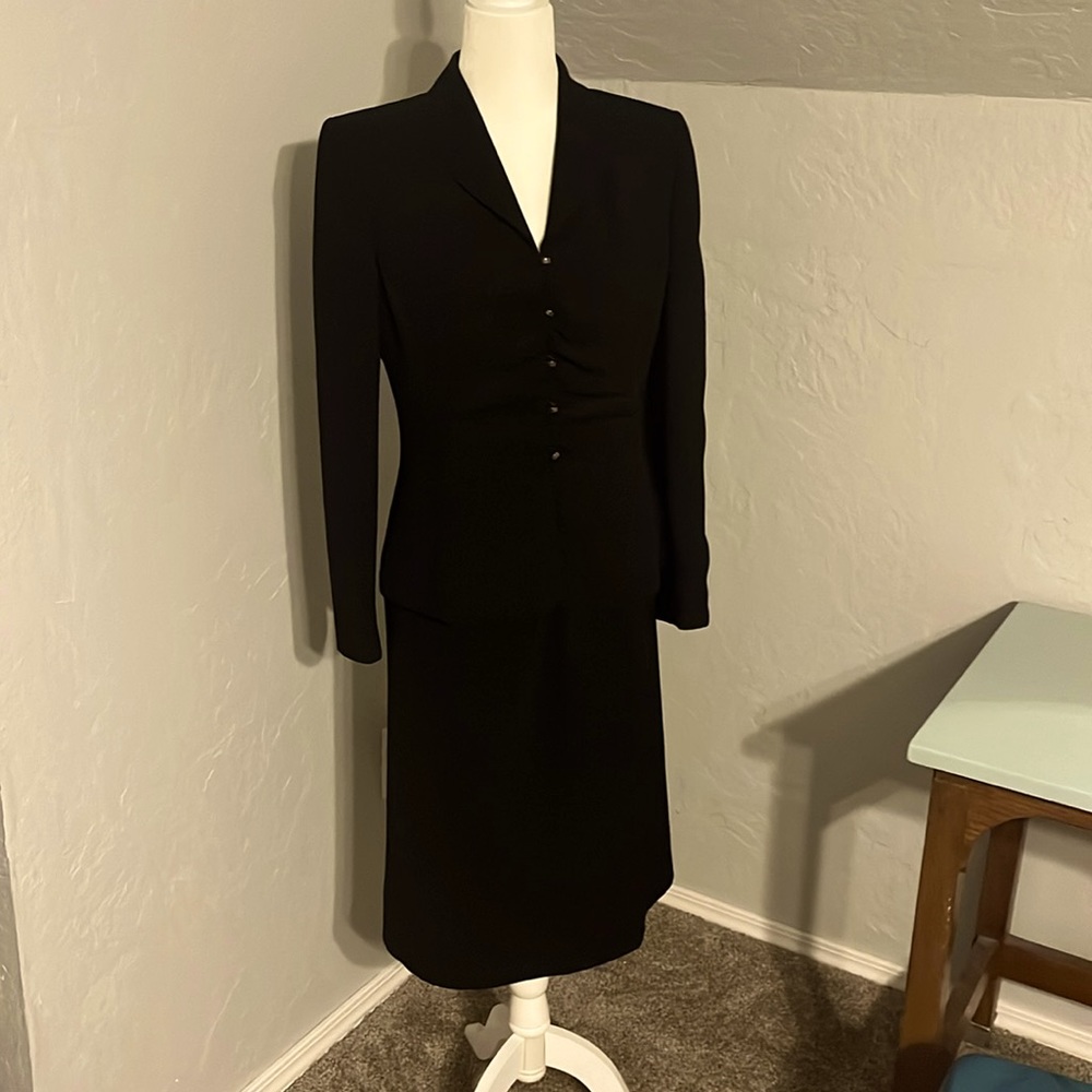Beautiful Black Kasper Suit